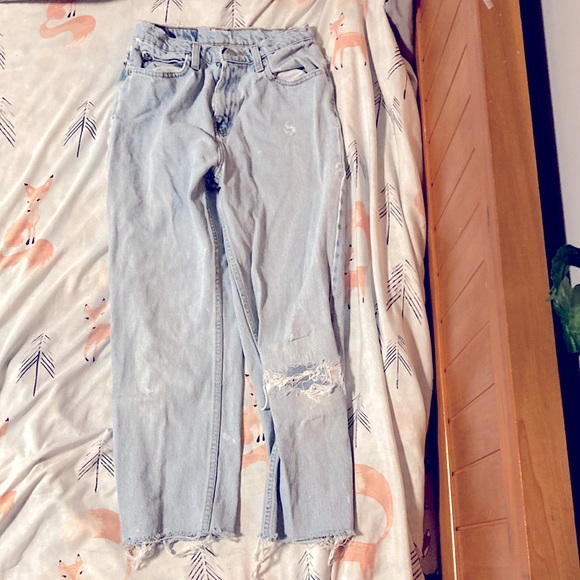 Faded Glory Authentic Blue Ripped Jeans 